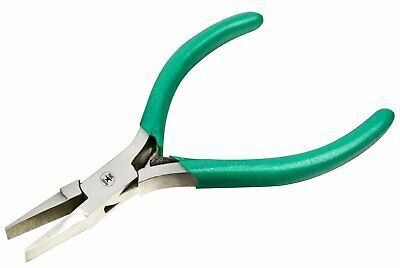 Flat Nose Jaw Pliers 4-1/2" With V-spring Jewelry Making Repair Tool Hobby Craft