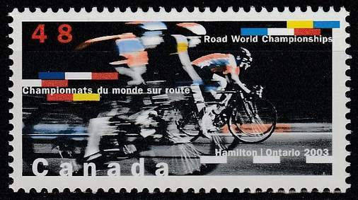 Canada Postfris 2003 Mnh 2138 - Wk Wielrennen