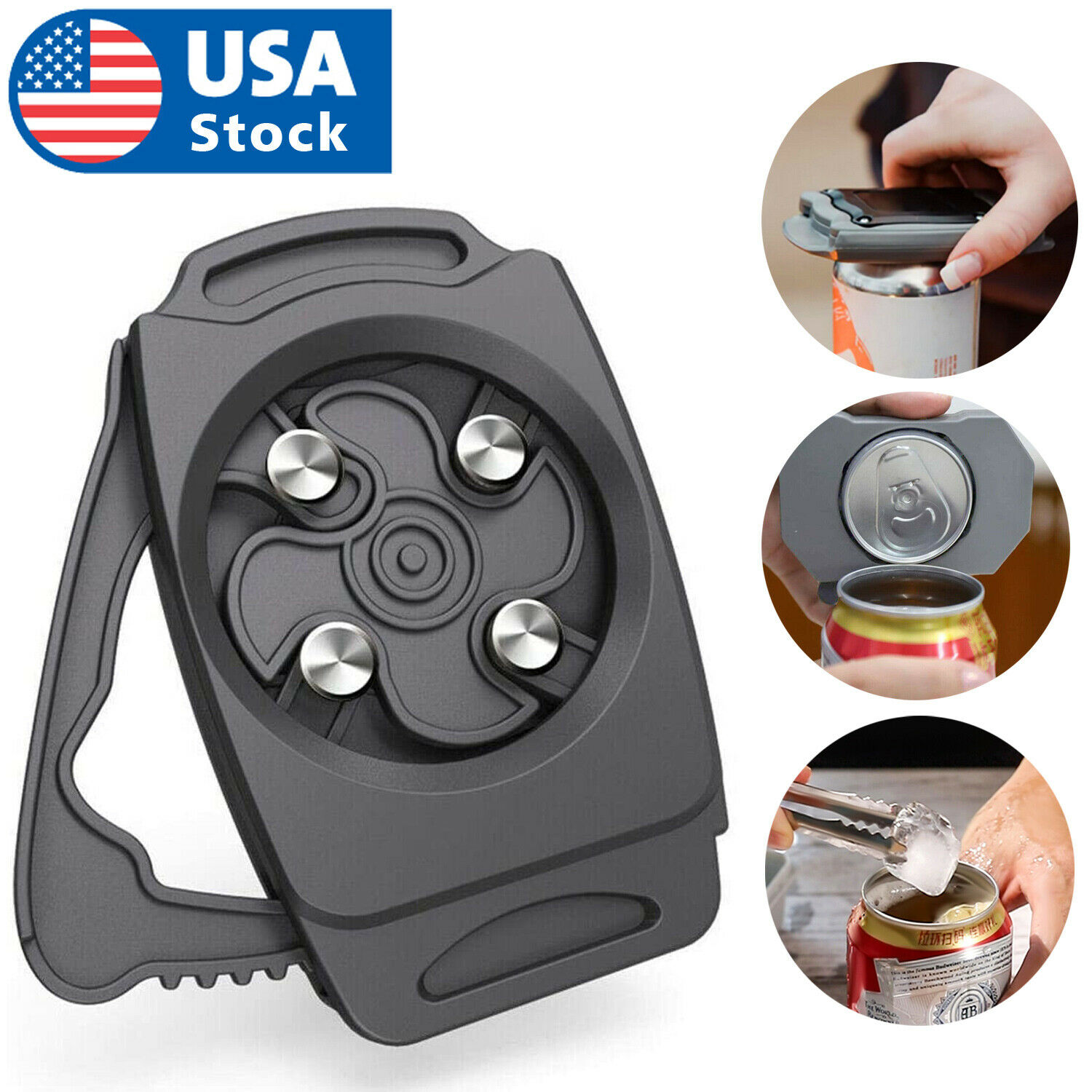 Usa Topless Can Opener Bar Tool Safety Manual Opener Household Kitchen Tool