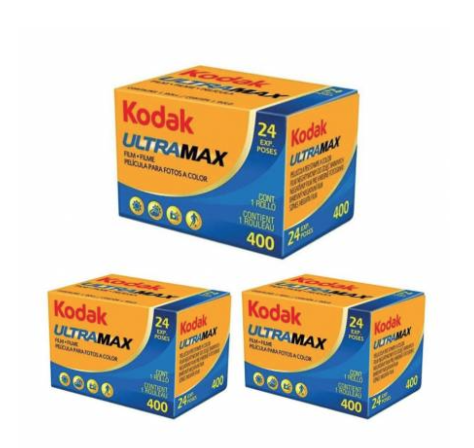 Kodak Ultramax 400 35mm Color Film - 3 Pack