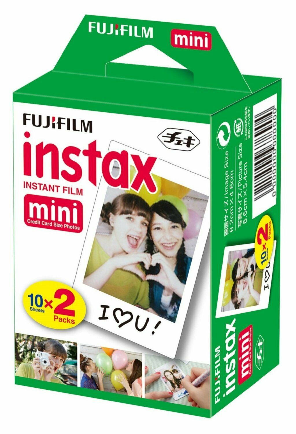 New Fujifilm Instax Mini Twin Pack Instant Film (20 Films)