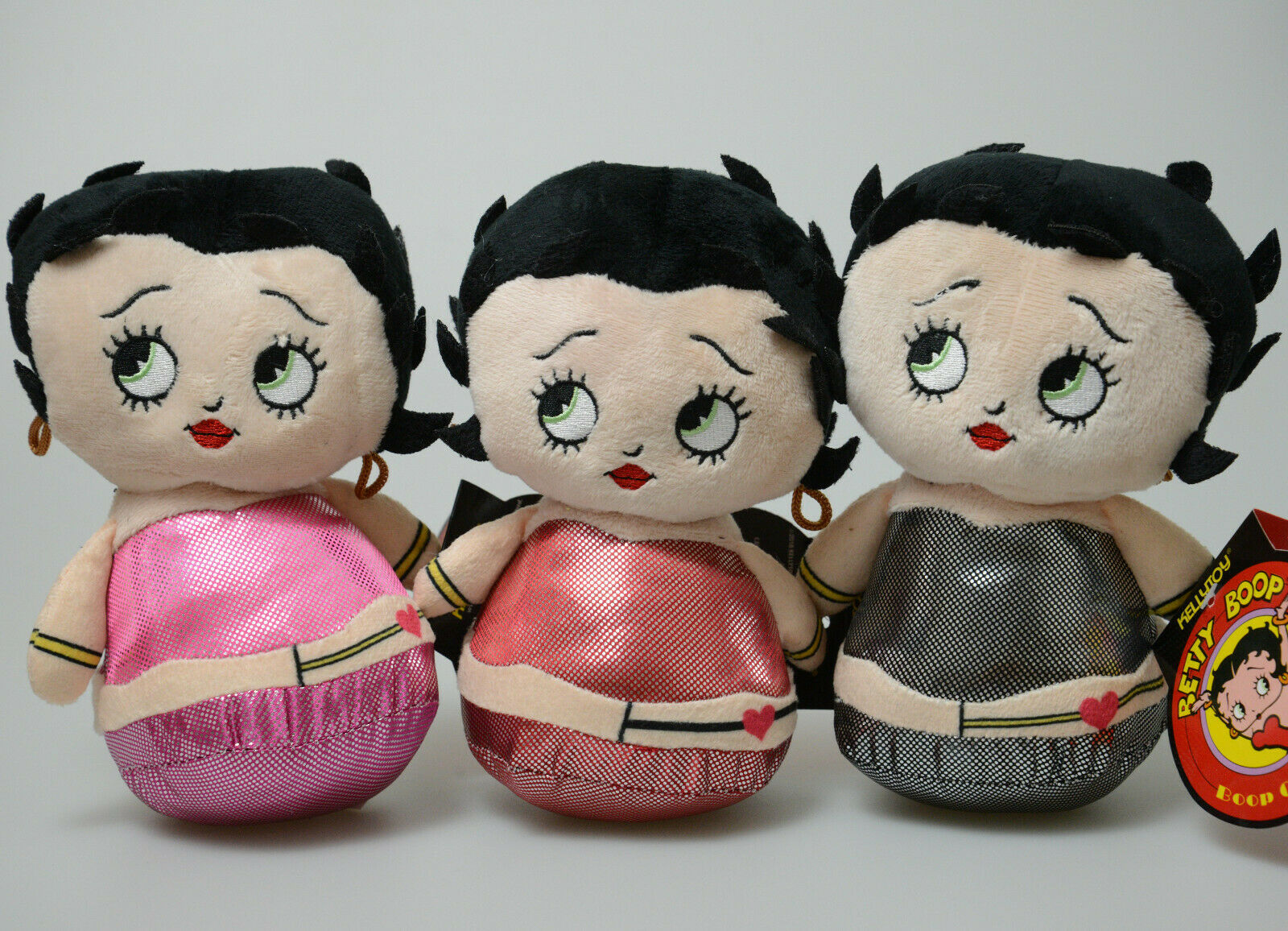 Betty Boop Plush Stuffed Doll 3 Pc Set Birthday Valentine Mothers Day Gift New