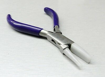 Pliers Round & Flat Nose Nylon Jaw Bead Wire Working Forming Bending Tool +extra
