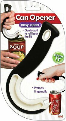 Jokari Ring Pull Can Opener - Non Slip Grip Kitchen Lid Arthritis Hand Helper
