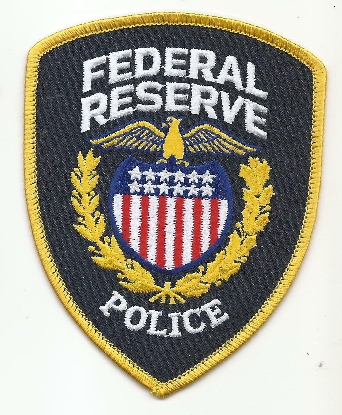 Federal Reserve Bank Police Patch Treasury