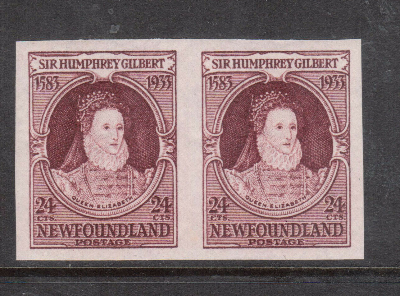 Newfoundland #224a Extra Fine Never Hinged Imperf Pair