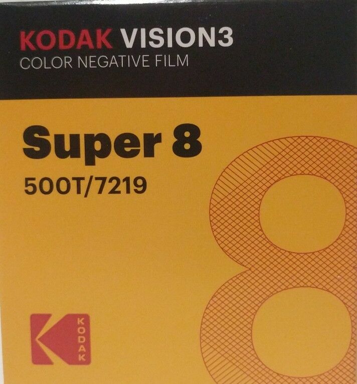 Kodak Super 8 500t/7219 Vision 3 Color Negative *brand New Factory Fresh*