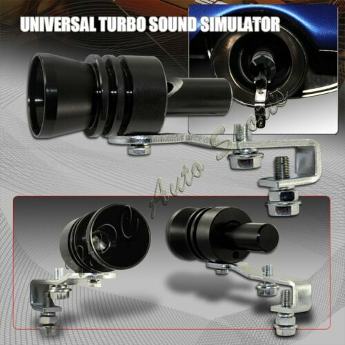 Universal Black Fake Turbo Sound Exhaust Blow Off Valve Simulator Whistler Xl