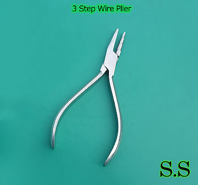 Wire Looping Pliers Concave And Round 3-step Nose Tool