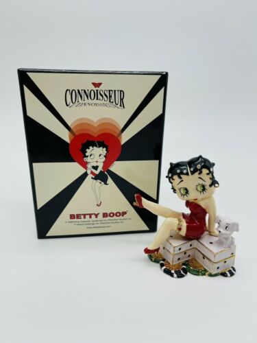 Betty Boop "double Dice" Collectible Trinket Box Figurine Statue
