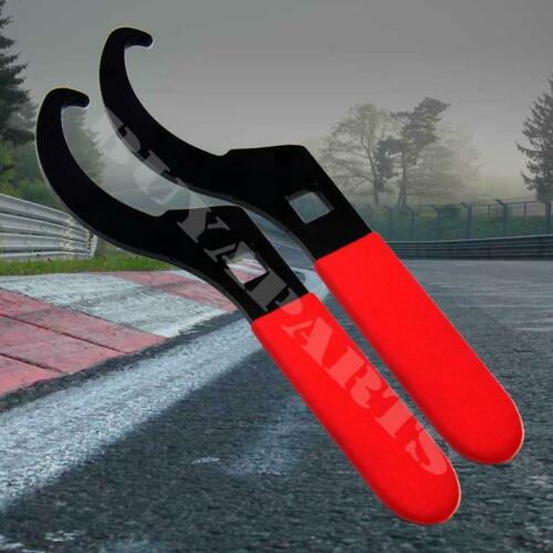 2x Black Coilover Adjustment Tool Steel Spanner Wrench For Aftermarket Coilover