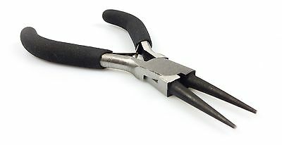 5" Mini Round Nose Pliers Jewelers Electrical Tools Curved Beading Lapidary Lf05