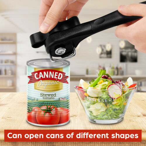 Stainless Ergonomic Steel Safety Side Cut Manual Can Tin Opener