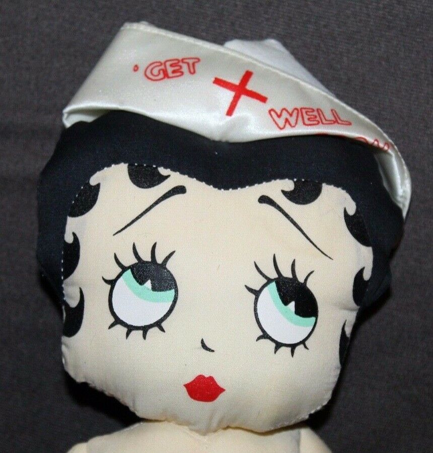 Vintage Betty Boop Cloth Nurse Doll Lot R