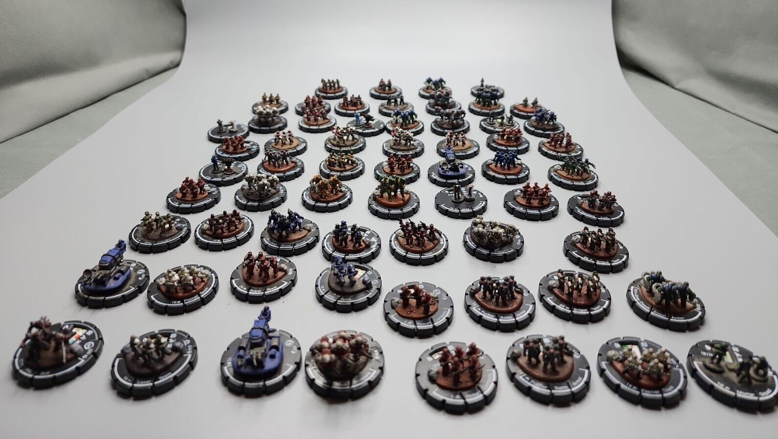Huge Lot Of 60 +  Pcs Wizkids Mechwarrior Heroclix Miniatures Figures Battletech