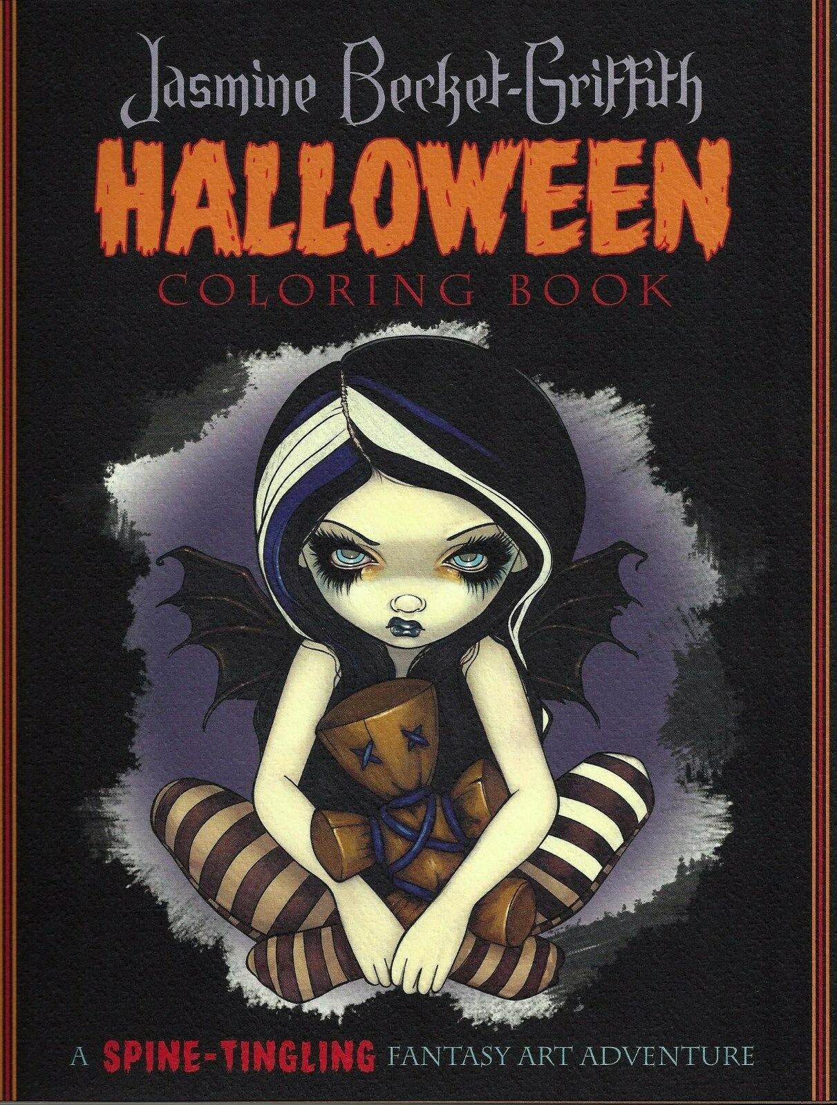 Halloween Coloring Book Jasmine Becket-griffith Goth Dark Fairy Color Book