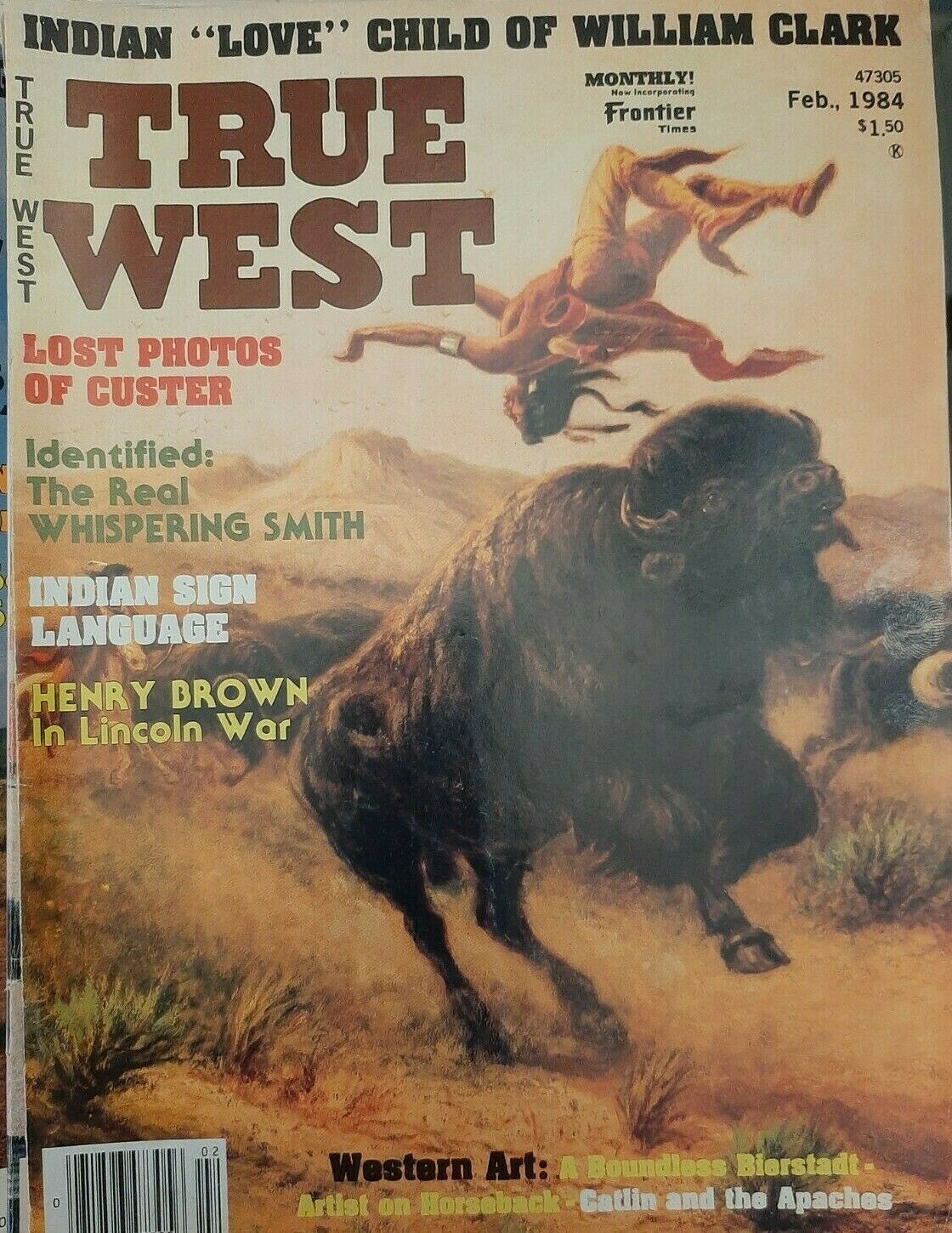 True West Feb 1984 Magazine True Stories Of The Old West