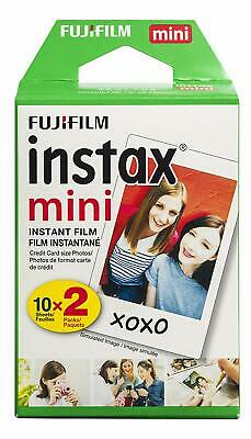 20 Prints Fujifilm Instax Mini Instant Film For Fuji 11 9 8 7s Sp-1 & Pol 300