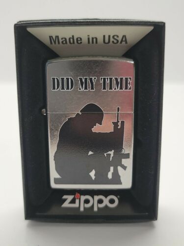 Zippo Lighter 2015 Did My Time Military Unfired