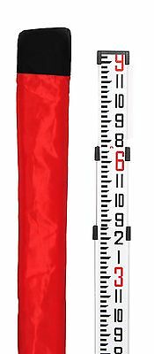 Adirpro Telescopic 9' Aluminum Dual Sided Grade Leveling Rod (inches 8ths)